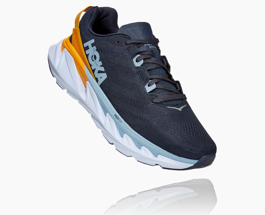 Hoka One One Løbesko Herre - Elevon 2 - Mørkeblå/Hvide - 492150XON